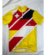 Forice Switzerland Bodensee Rundfahrt 1/4 Zip Cycling Jersey Shirt M/98 - $24.74