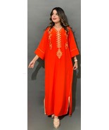 Moroccan Caftan, long dress, handmade, Muslim dress - $180.53 CAD
