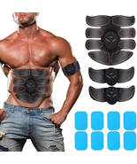 Muscle Toner ABS Training Workout Belt Body Abdominal Toning Exercise - £33.15 GBP