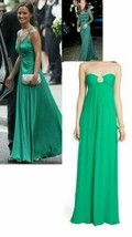 $2,000 TEMPERLEY LONDON STUNNING EMERALD GREEN JUWEL SILK GOWN RUNWAY 10 - £313.04 GBP