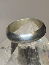 Vintage Plain ring size 7.75 Mexico wedding band stacker sterling silver - £33.27 GBP