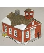 DEPT. 56-HERITAGE VILLAGE CHRISTMAS NEW ENGLAND VILLAGE RED SCHOOLHOUSE-... - $174.99