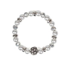 Paparazzi Twinkling Timelessness White Bracelet - New - £3.53 GBP