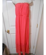 Women&#39;s size XL Umgee usa Halter maxi Dress lined in  bold orangeish pin... - $18.80