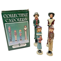 Vintage Cedar Creek Collectible Carolers Christmas Figures Resin Set 4 i... - £9.74 GBP