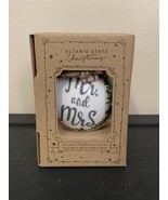 Altar’d State Christmas Ornament New Mr. And Mrs. Est 2019 - $29.95