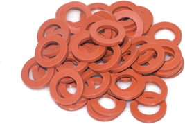 Hourleey Garden Hose Washer Rubber, Heavy Duty Red Rubber Washer Fit All... - £8.42 GBP