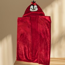 HB BrandToddler Hooded Penguin Plush Blanket Super Soft Cozy 28in x 40in... - $173.74 MXN