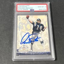 1994 Ted Williams Co. #54 Dan Fouts Signed Card AUTO 10 PSA Slabbed Chargers - £55.07 GBP