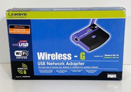 Linksys 2.4 GHz Wireless-B USB Network Adapter WUSBB54G (Tested Works Gr... - $10.88
