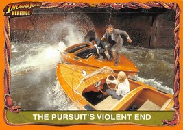 2008 Topps Indiana Jones Heritage #64 The Pursuit&#39;s Violent End  - £0.75 GBP