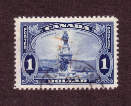 Canada - SC#227 used - $1.00 Champlain Statue issue (4) - $3.70