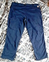 Carhartt Mens 46 x 32 FR Blue Pants pockets Fire Resistant ARC 2 NFPA 21... - $458.09 MXN