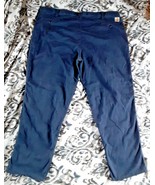 Carhartt Mens 46 x 32 FR Blue Pants pockets Fire Resistant ARC 2 NFPA 21... - $35.05 CAD