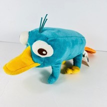Disney Parks Phineas 9&quot; Plush Toy Perry The Platypus Teal - £15.94 GBP