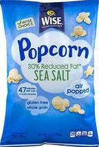 Wise Foods 30% Reduced Fat Sea Salt Air Popped Popcorn - £22.96 GBP+