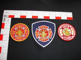 Fire fighter Fire Fighter set 3 patches  - £12.65 GBP