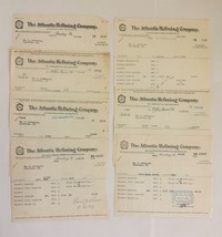 LOT 1929-30 antique 7pc SCHLAPPIG AUTO RECEIPTS reinholds pa ATLANTIC RI... - $47.03