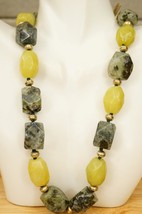 Estate Jewelry Sigrid Olsen Connemara Marble Chunky Bead Gemstone Necklace - £42.82 GBP