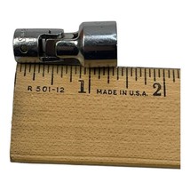 Snap-on Tools TMUS141 1/4&quot; Drive 7/16&quot; Shallow 6 Point Swivel Chrome Socket USA - £21.58 GBP