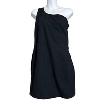 Girlfriend Collective Bianca One Shoulder Dress 6080 Black Size XXXL New - $903.23 MXN
