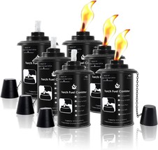 Six Pack Torch Canisters: 12 Oz Bamboo Torch Refillable Replacement Cani... - £29.93 GBP