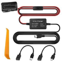 OBD OBD2 Power Cable for Dash Camera Mini USB Micro USB C 16Pin OBDII St... - £25.75 GBP
