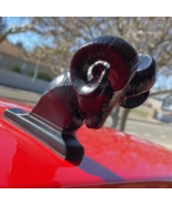 Die Cast Metal Ram&#39;s Head Hood Ornament Replacement for Dodge Ram Pickup... - $188.52 CAD