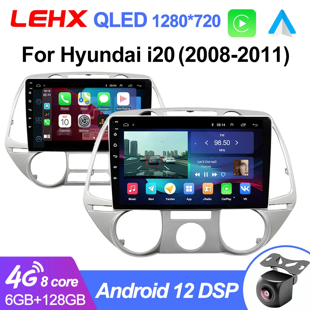 LEHX L6pro 2 din Android 12 Auto Car Radio Multimedia For Hyundai I20 20... - £81.83 GBP+