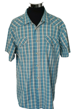 Northwest Territory Shirt Men&#39;s Size XXL Pearl Snaps Western Multicolor Plaid - $18.81