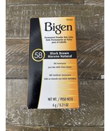 Bigen Permanent Powder Hair Color 58 Black Brown - $12.75