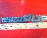 1983-1987 ISUZU PUP FENDER EMBLEM BADGE NAMEPLATE GENUINE OEM PART - $13.49