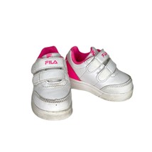 FILA White And Hot Pink Baby Shoes 3 7KM00001-155 - $16.82