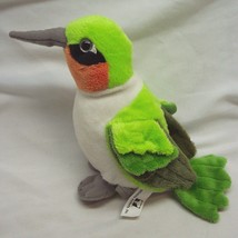 Wildlife Artists Cute Soft Ruby Throated Hummingbird 6&quot; Plush Stuffed Animal Toy - £13.06 GBP