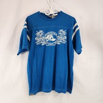 Quicksilver Boardriders Club T-Shirt Mens Size Small Kuala Lumpur Vtg 90s Blue - £45.73 GBP