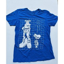 My Hero Academia Mens Shirt Medium Funimation Blue Short Sleeve Hot Topic Manga - $12.86