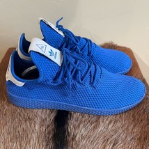 Adidas Tennis Hu X Pharrell Williams Men’s Shoes Sneakers Blue Size 12 CP9766 - £41.05 GBP