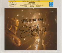 Emily Swallow CGC SS Star Wars / Disney Mandalorian SIGNED Photo THIS IS... - £158.06 GBP