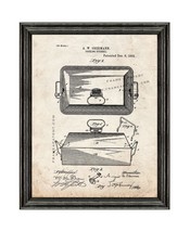 Cooking Utensil Patent Print Old Look with Black Wood Frame - £19.94 GBP+