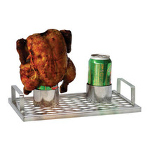 Coyote Chick &#39;n&#39; Brew BBQ Roaster Stainless Steel - Twin - £48.46 GBP