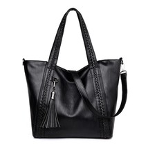 New Patchwork Soft Leather  Handbags Women Bags Designer Ladies Large Shoulder C - £42.74 GBP