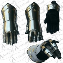Medieval Steel Gauntlet Gothic Gloves Antique Knight Iron Armor new item - £111.49 GBP