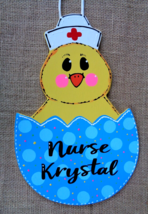 1 Pcs Nurse Chick Egg Sign Wall Door Hanger #MNCM - £20.70 GBP