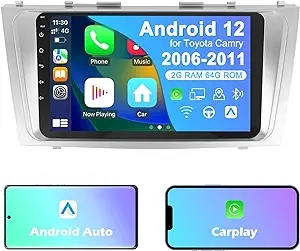Android 12 Car Radio Stereo For Toyota Camry 2006 2007 2008 2009 2010 20... - $203.99