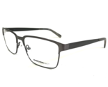 Marchon Eyeglasses Frames M-2002 033 Gunmetal Grey Square Full Rim 55-17... - $41.86