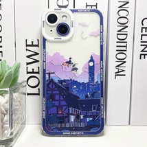 HD Printing Cute Japanese Anime Aesthetic Phone Case For iPhone 14 13 12 11 Pro  - £5.82 GBP