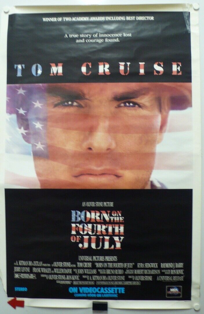 Primary image for BORN ON THE FOURTH OF JULY 1989 Tom Cruise, Willem Dafoe, Jerry Levine