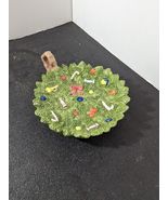 HOLIDAY CHRISTMAS TREE HANDLED PLATE -1111B  RCPC ROYAL CHINA  &amp; PORCELA... - €21,93 EUR