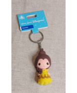 Disneyland Hong Kong; Disney&#39;s Beauty and The Beast&#39;s Belle Rubber Keyring - $561.30 MXN