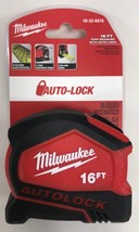 Milwaukee - 48-22-6816 - 16&#39; Compact Auto Lock Tape Measure - £39.13 GBP